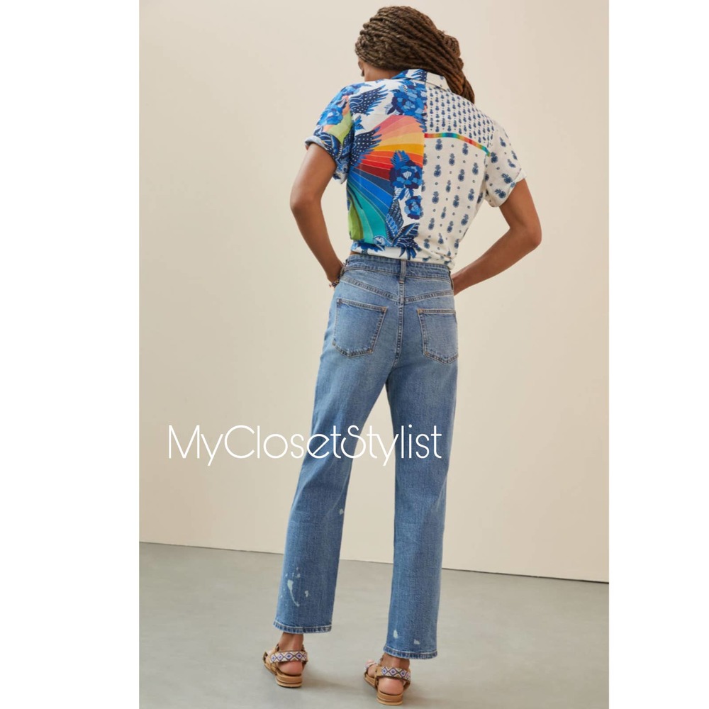 Pilcro The Borrowed Boyfriend Jeans 28 NWT $150 Anthropologie New with Tag RARE! - Picture 8 of 8